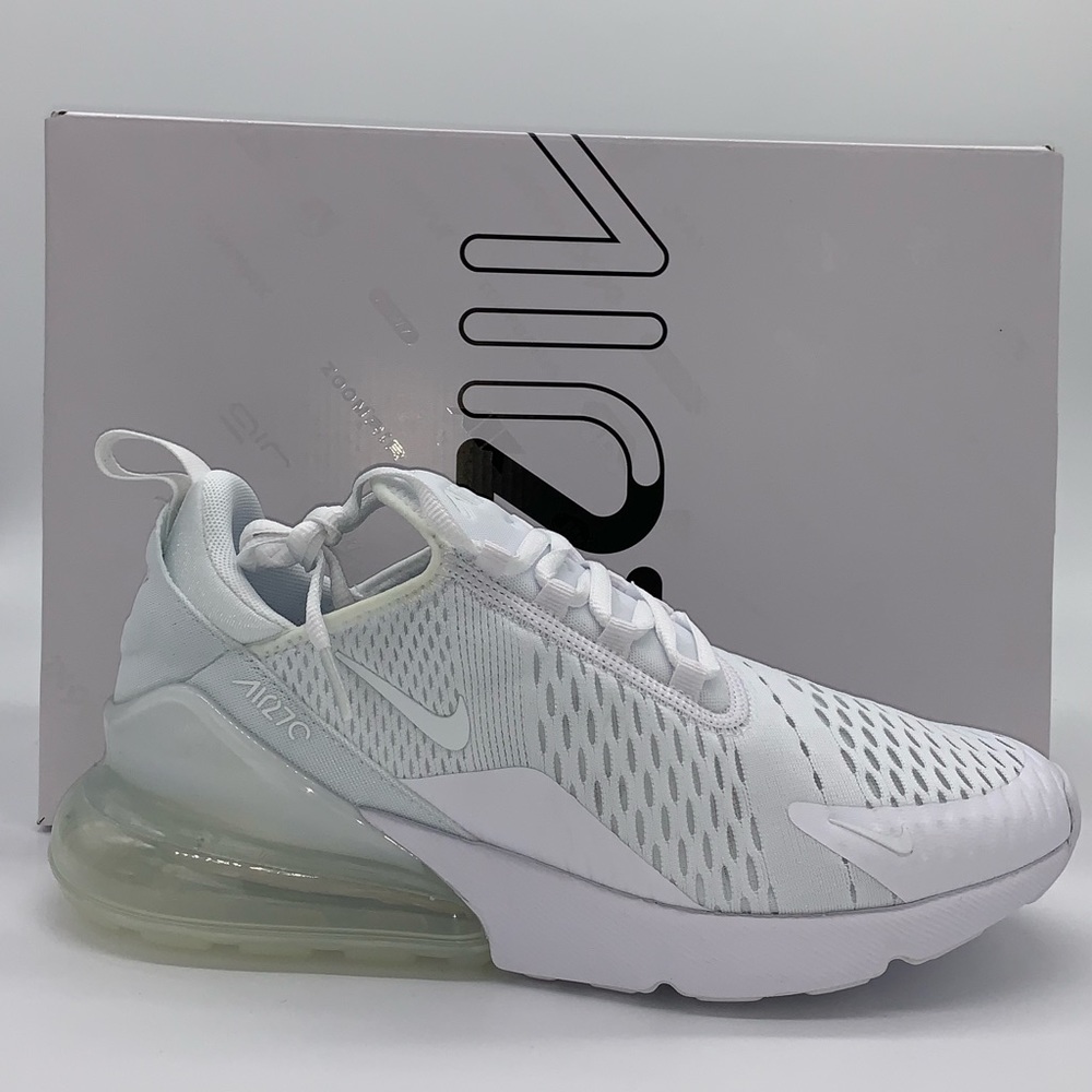 Air max 270 triple white mens nike shoes - Picture 2 of 6